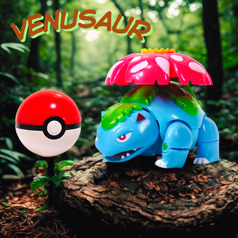 Statuetta Pokémon – Venusaur con Poké Ball