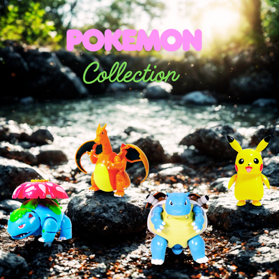Collezione Statuette Pokémon con Poké Ball